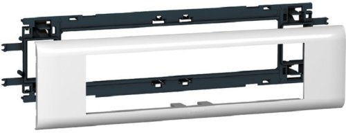 Суппорт с рамкой Legrand Mosaic 8 мод. для кабель-канала DLP с крышкой 65мм белый фото Суппорт с рамкой Legrand Mosaic 8 мод. для кабель-канала DLP с крышкой 65мм белый картинка